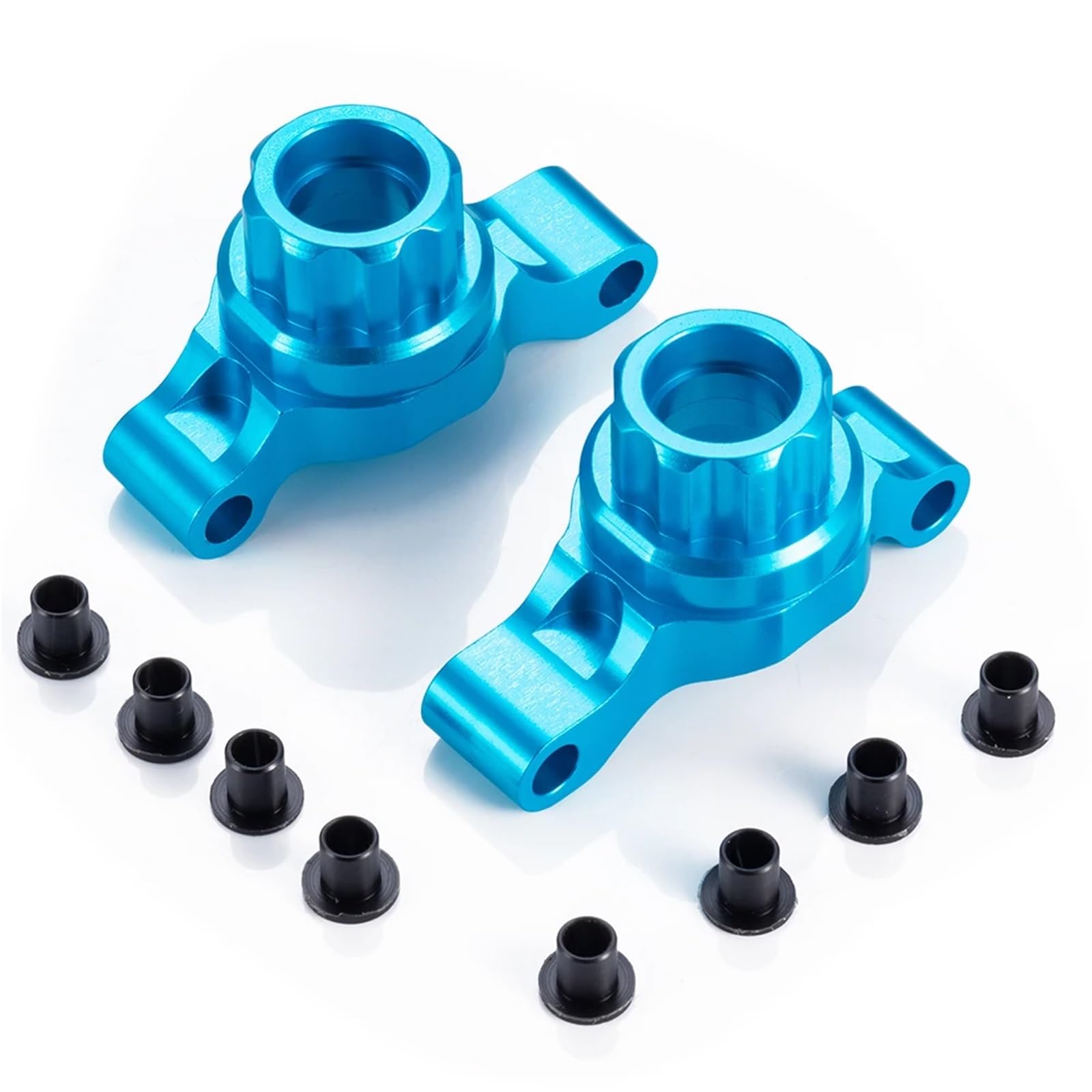 Per Tamiya Per TT02 1/10 RC Drift Auto Posteriore In Lega Di Alluminio Nocche Dello Sterzo Carrier Mozzo Asse Tazze Parti Ricambio Ricambi Modellini RC