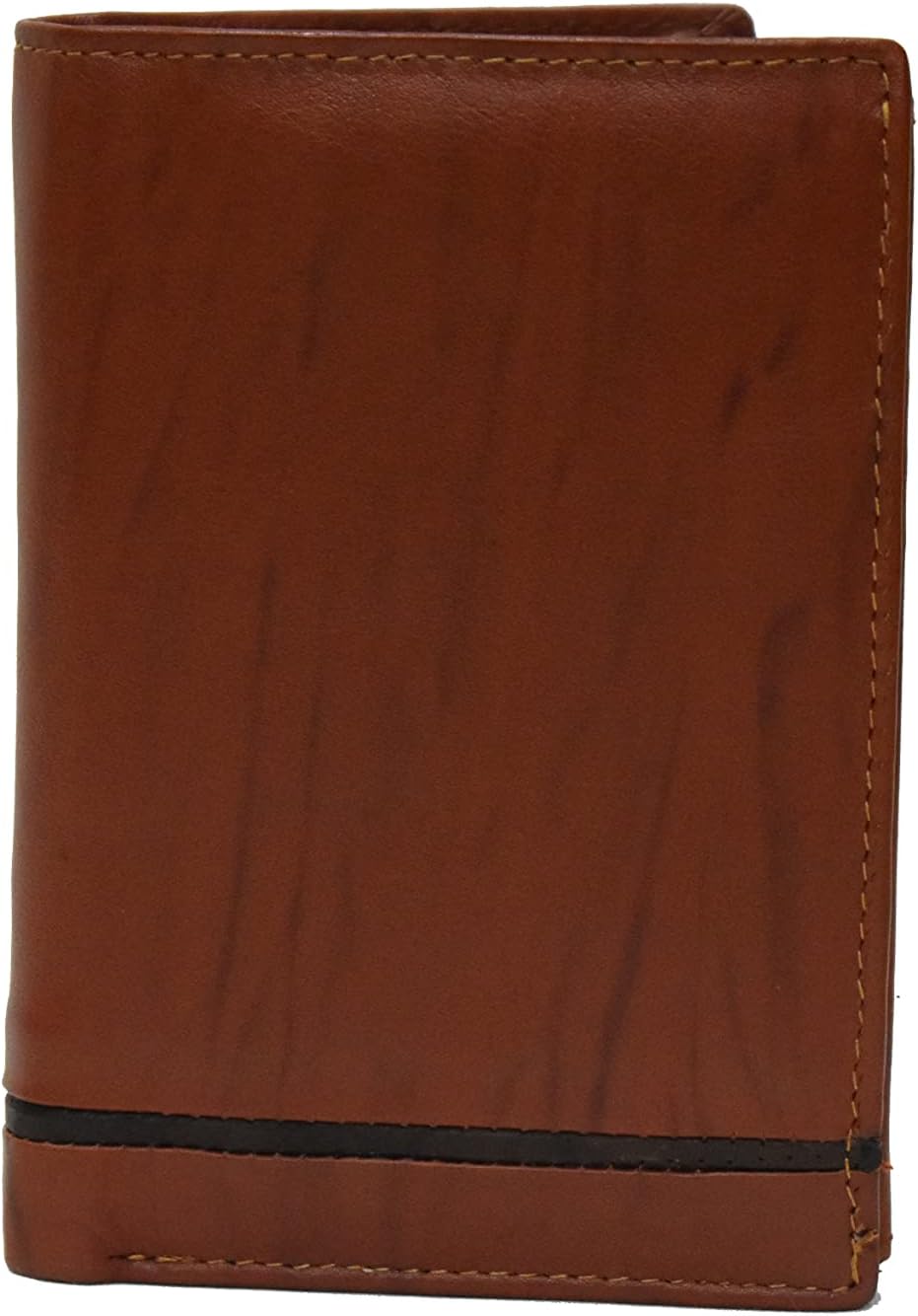 Laveri Leather Wallet for Men I Ultra Strong Stitching I 8 Credit Card Slots I 2 Currency Compartments I 1 Coin Pocket (Rust Multi)