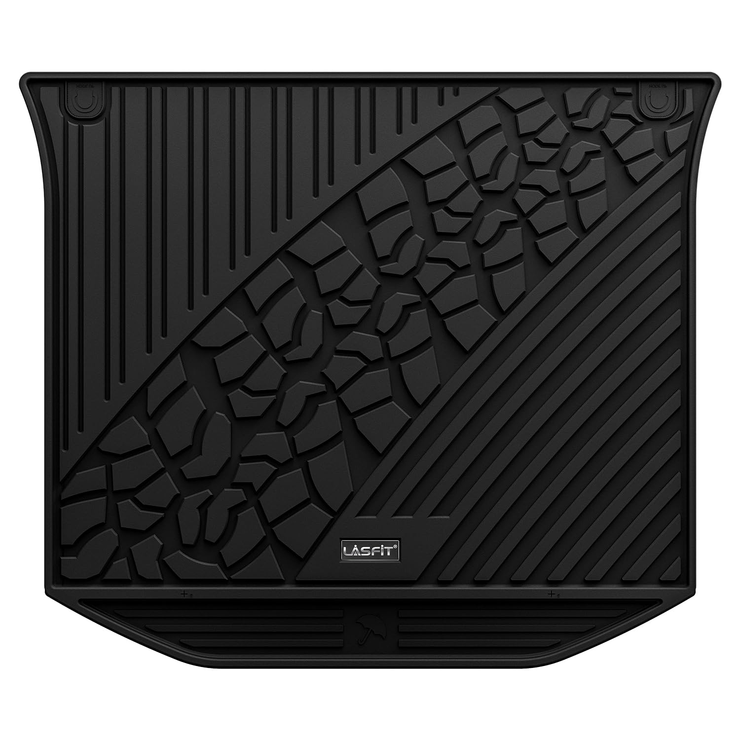 LASFIT Cargo Mat for Jeep Grand Cherokee 2011-2020 2021 5 Seats, All Weather TPE Custom Fit Rear Trunk Mat Trunk Liner Cargo Liner, Black