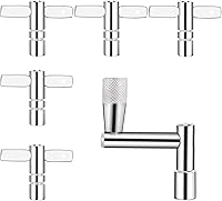 Vista 1 de Soulmate Drum Keys - Paquete de 5 afinadores de tambor con llave de afinación de tambor con llave de movimiento continuo, herramienta de percusión