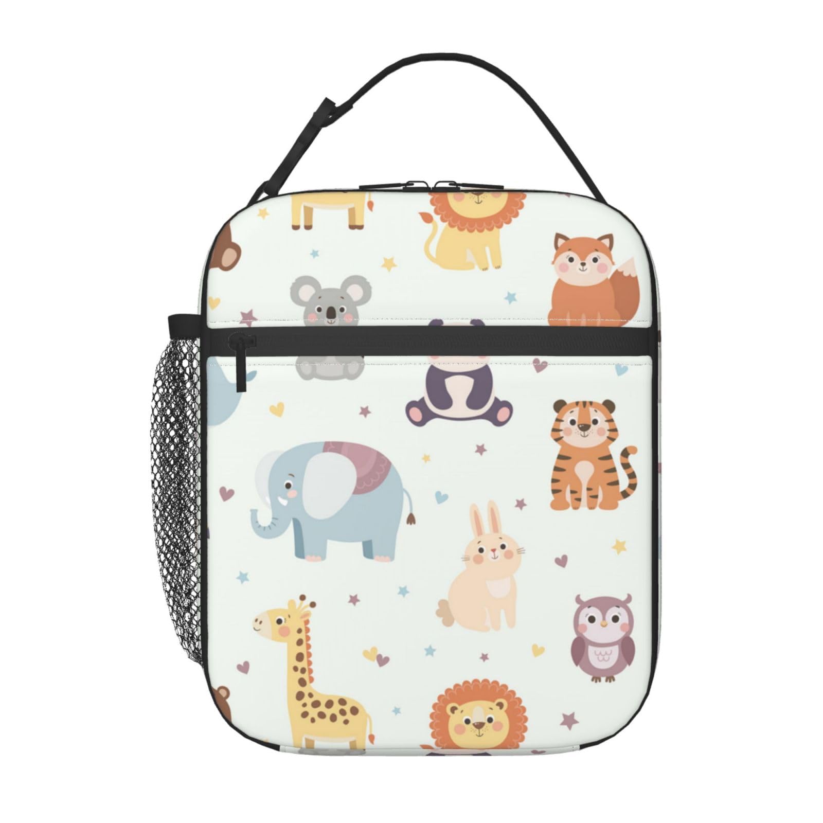VANZEVLunch Box for Adults Kids Women Men Cute Animal Lunch Bag Cooler Tote Reusable Insulated Lunch Bag Container Gifts for Office Picnic Travel Work School