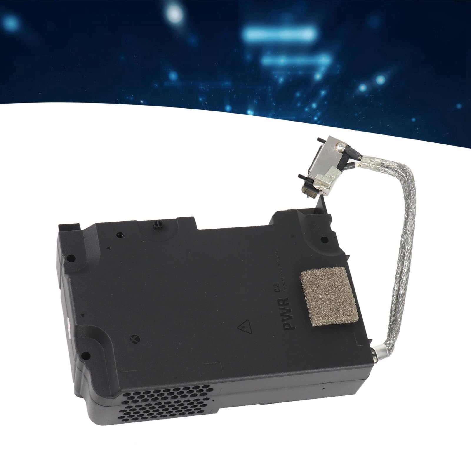 Fuente de Alimentación Adaptador de CA Reemplazo Confiable Placa de Alimentación Interna para Consola Instalación Fácil para Todos los Usuarios ABS Negro + Metal 1 X Adaptador