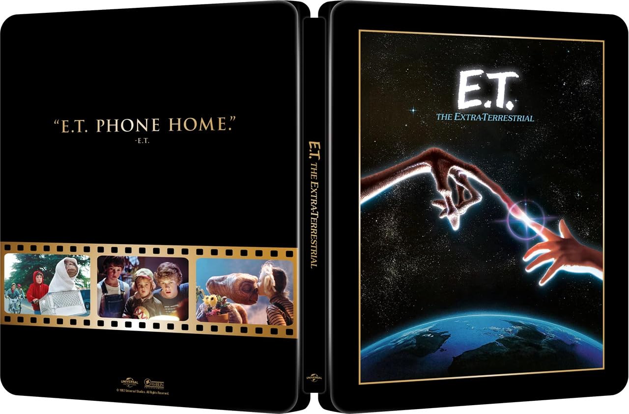E.T. the Extra-Terrestrial (Limited Edition, SteelBook) [Special Bonus Features / 1982] [4K UHD + Blu-ray] [Region Free]