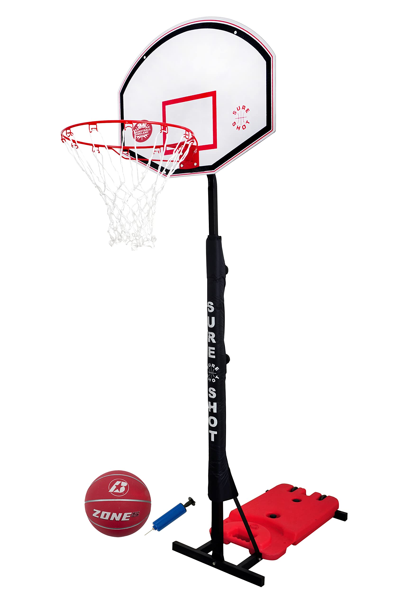 Sure Shot Easi Shot Basketball Hoop and Ball Set - White BB