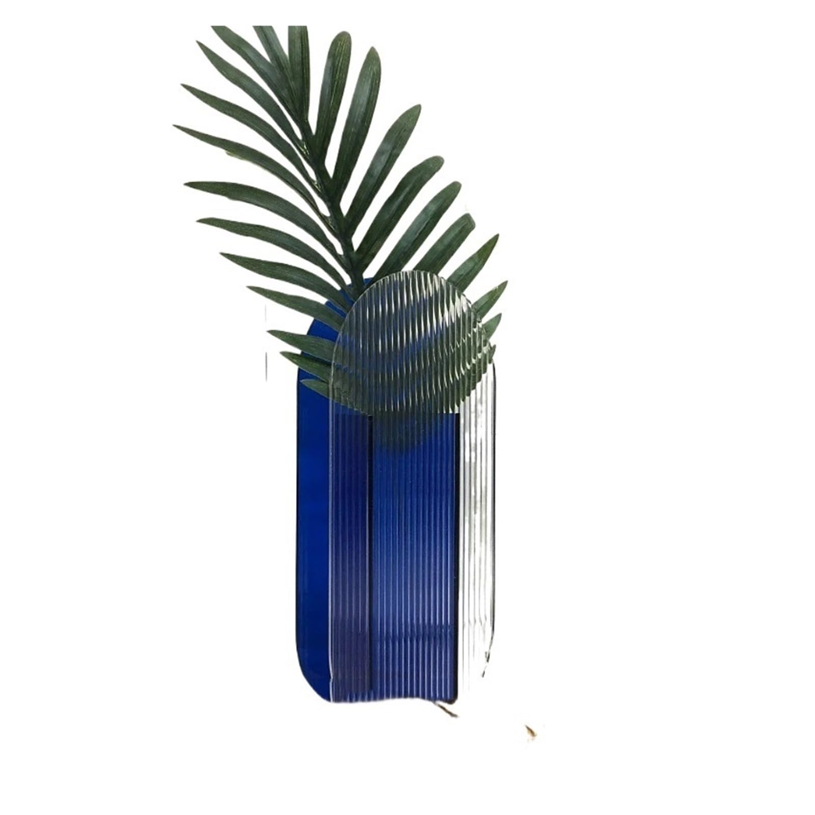 Luoaxinn Bule Acrylic Vase Acrylic Flower Vase