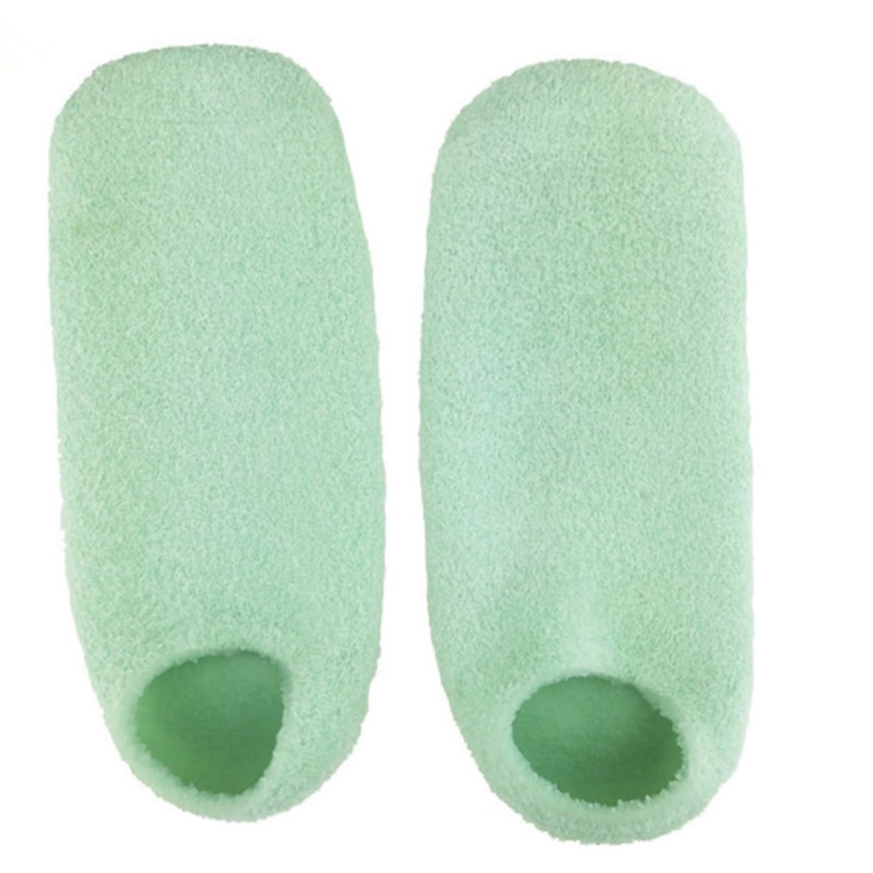 SOESFOUFU 2 Pack Hand Moisturizing Gloves Foot Socks Gel Spa Gloves for Moisture Feet Socks Care