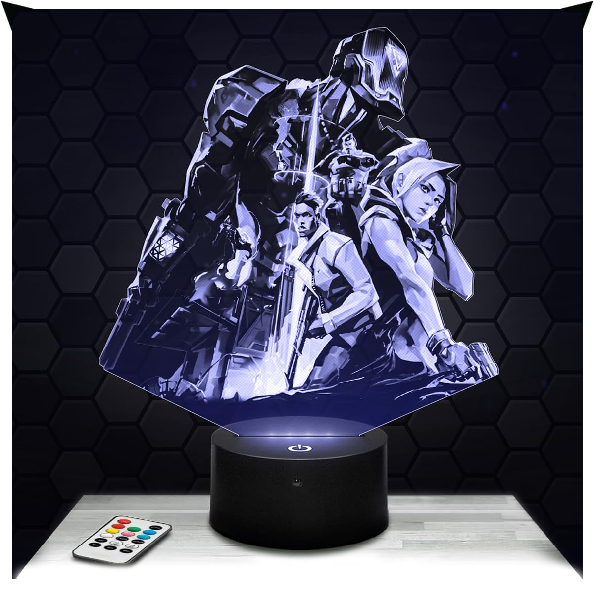 Lampephoto.fr - Valo 3D Lamp Deco Boy's Room Gaming Gamer Video Games Gift Idea Soft Light Decoration Night Light Office Deco, Original Christmas, Gift idea for Teenagers, Merchandising