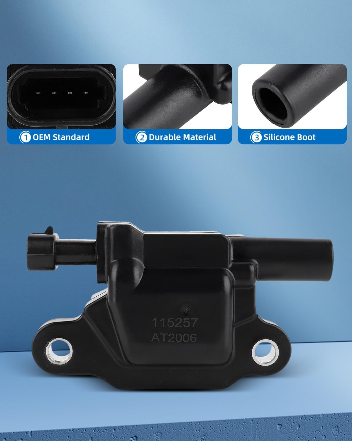 ECCPP 8 ignition coils with 8 iridium Spark Plugs,UF743,coils packs,for Chevrolet,for Silverado,Tahoe,Camaro,Suburban,Corvette &,for GMC Sierra,Yukon & Cadillac Escalade,CTS,UF743,C1820