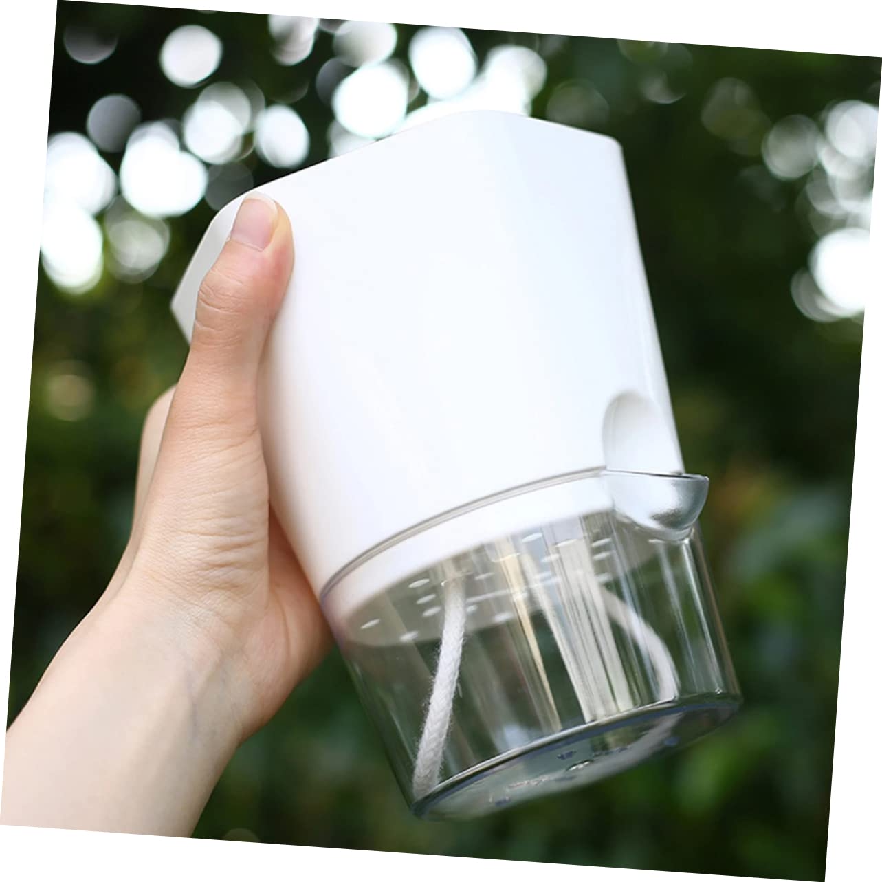 ibasenice 2 Pièces Pot de Fleurs Auto Arrosant Transparent Plastique Pot Plantes Intérieur Décoration Moderne pour Maison et Bureau Maintien de Humidité Sol