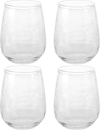 Miniatura 4 de Karma Regalos, copa de vino sin tallo Catalina verde azulado, juego de cuatro