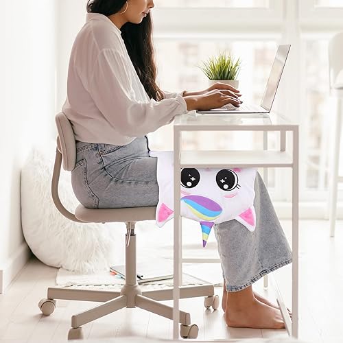 Miniatura 6 de Almohadilla de regazo ponderada para niños, 5 libras o peso personalizado de hasta 20 libras, 23.5 x 16 pulgadas, manta con peso lavable para niños