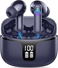 xinwld Cuffie Bluetooth senza fili Bluetooth 5.3 in Ear Cuffie con 4 ENC Mic, cuffie senza fili, bassi profondi 40 ore, senza fili, cancellazione del rumore, IP7, impermeabile, indicatore LED