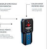 Bosch Professional Ortungsgerät GMS 120-27 (2xAA Batterien, max. Detektionstiefe Nicht-magnetisches Metall/magnetisches Metall/Spannungsführende Leitungen/Holz: 120/100/50/30 mm, Schutztasche) - 3