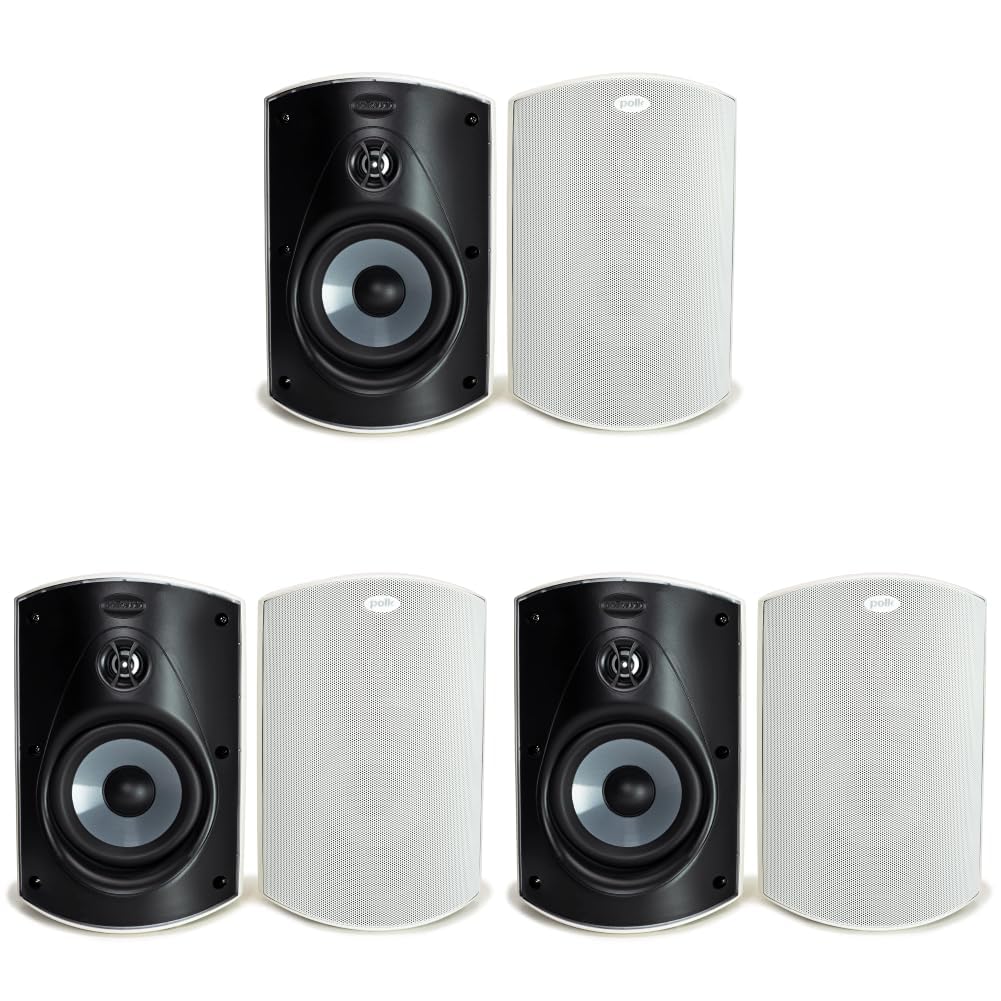 Polk Audio Atrium 6 All-Weather Outdoor Speakers, 100W Wired (Pair, White) — Amazon image 29