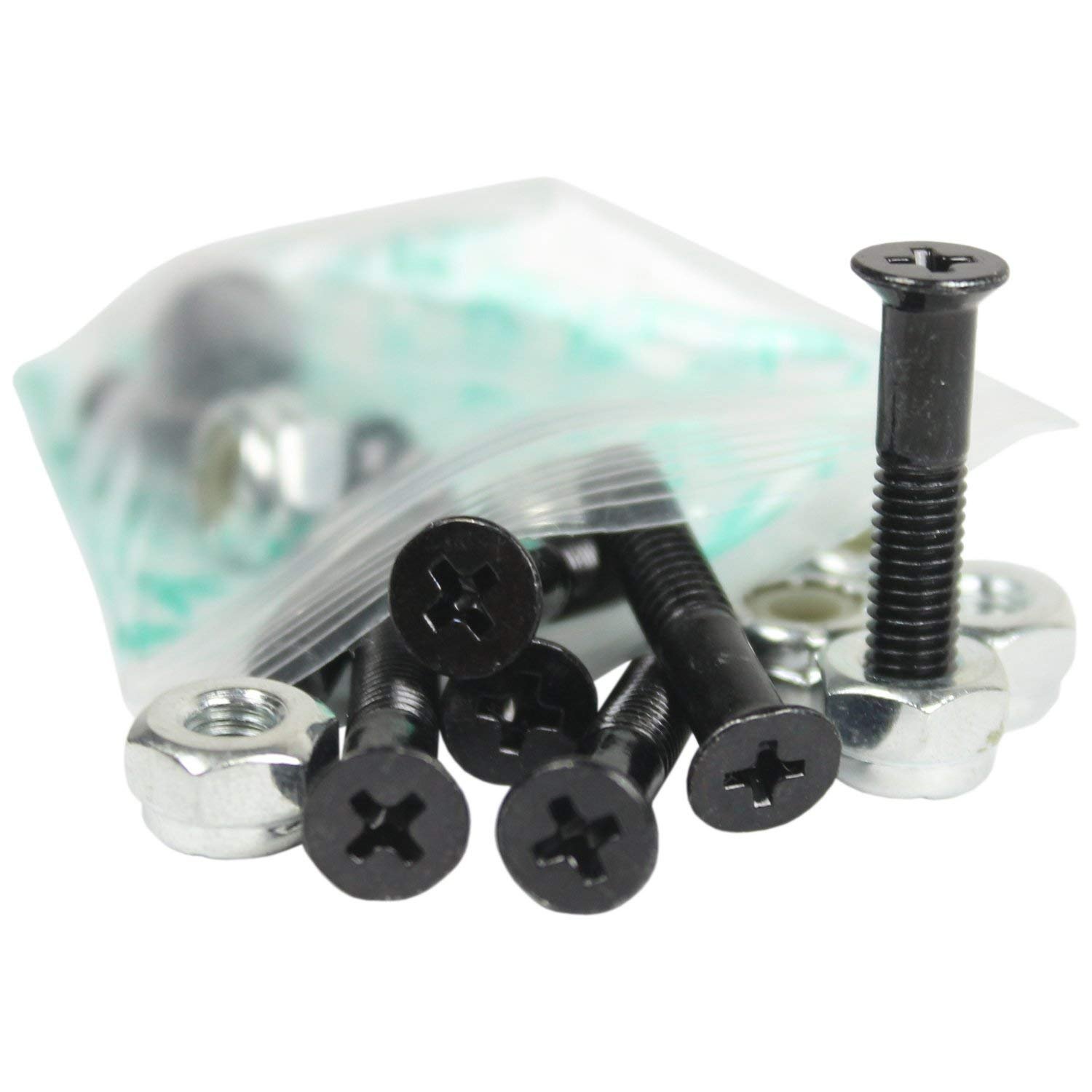 Dimebag Hardware Skateboard Mounting Nuts and Bolts 1" Phillips - Skateboard Truck Hardware - Lots of Colors