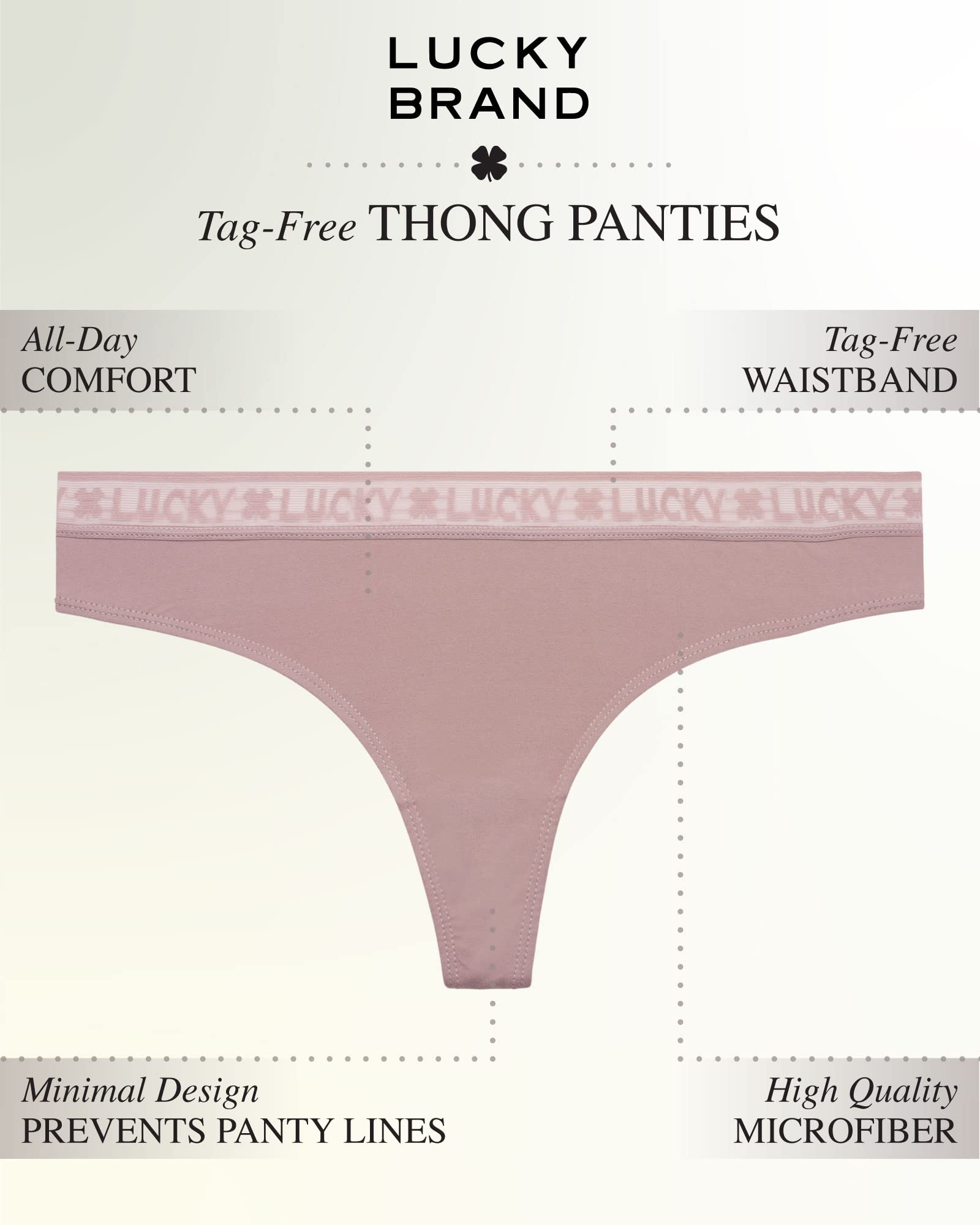 Lucky Brand Lot de 10 strings pour femme