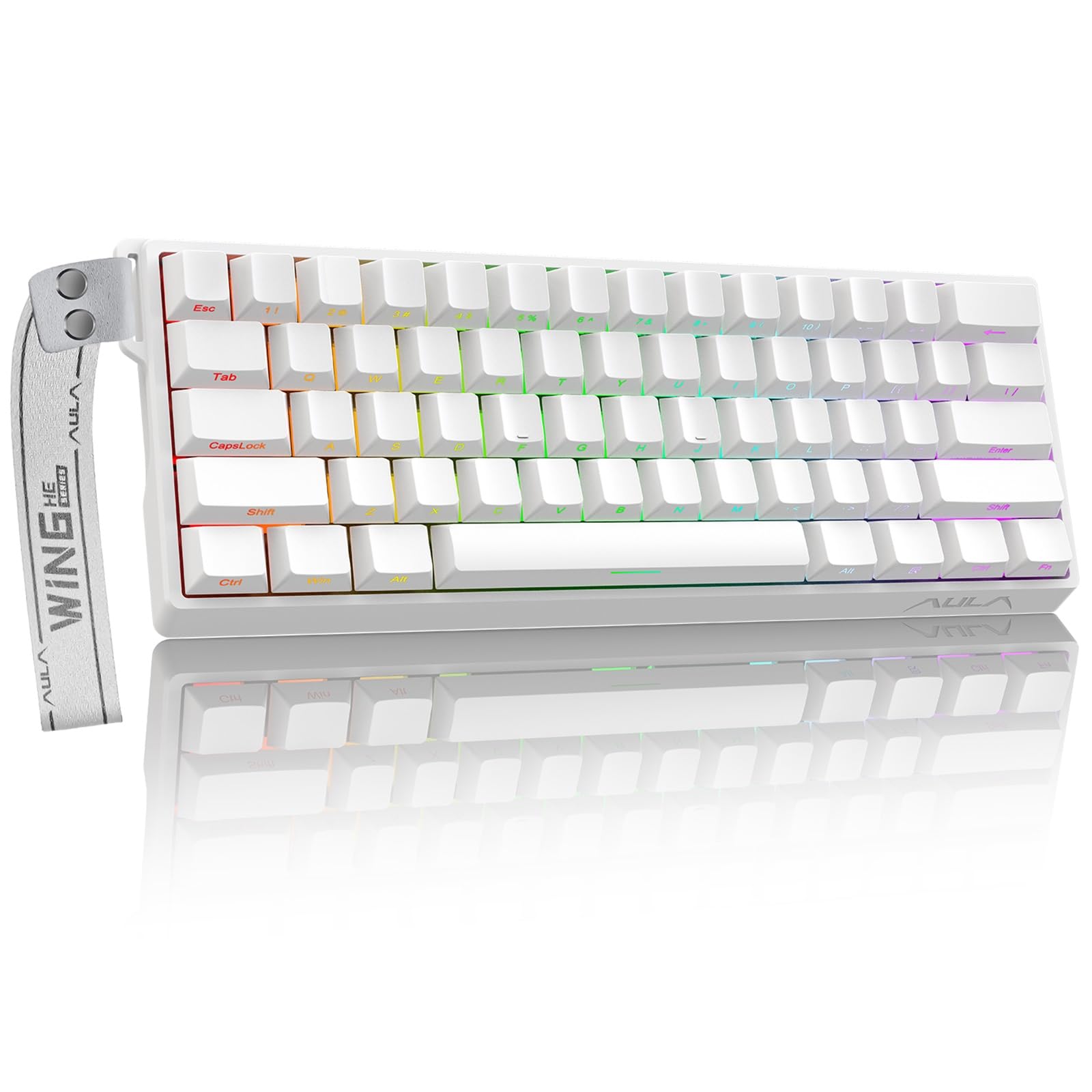 Amazon | Aula WIN60 HE 60% メカニカルキーボード 有線 ホール効果