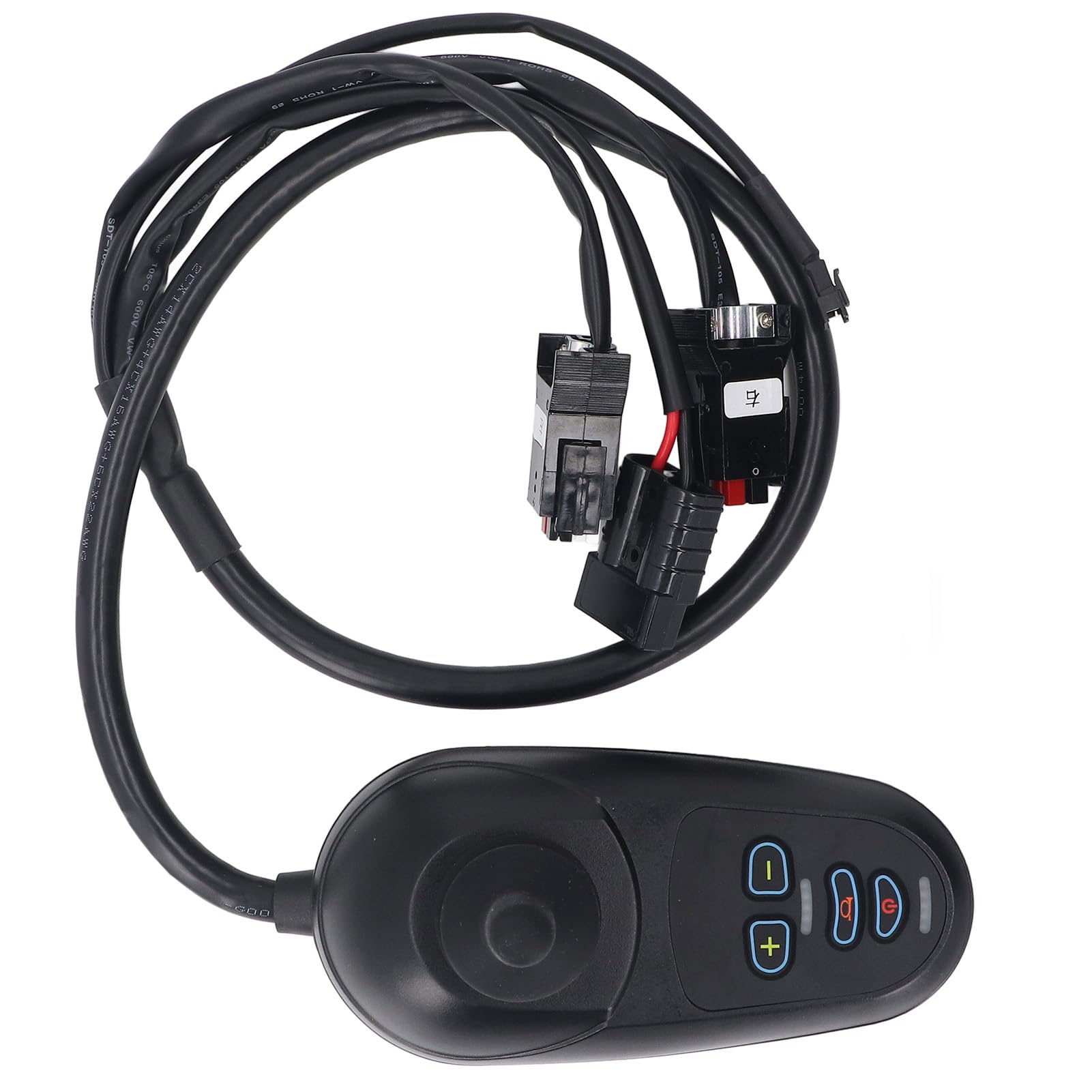 AMONIDA Joystick Do Wózka Inwalidzkiego Elektrycznego DC24V 50A Dla Użytkowników Urządzeń Ruchomych,Oferuje Ochronę Przed Przewyższeniem Prędkości I Zwarciem,Hamulec Elektromagnety