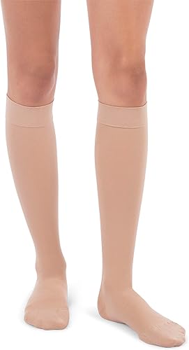 Jomi Compression Knee High Collection 20-30mmHg Premiere Closed Toe 220 X-Large Beige