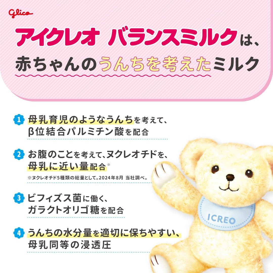 江崎グリコ アイクレオ バランスミルク 粉ミルク