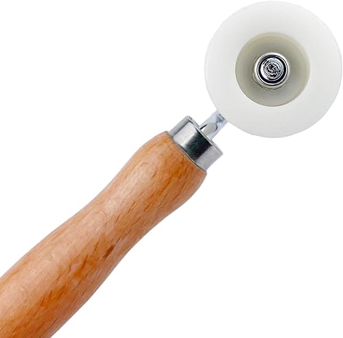 Miniatura 6 de CARTINTS Paquete de 2 rodillos alisadores de papel tapiz, para instalación de papel de pared plano y de esquina, herramienta de rodillo para papel