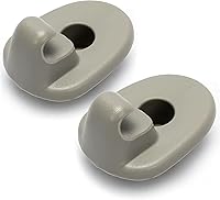 Vista 3 de Paquete de 2 clips de repuesto para visera solar compatibles con Jeep Liberty 2005-2012 y Dodge Nitro 2008-2012 de repuesto directo # 1AR26BD1AA