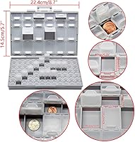 Vista 5 de AideTek BOXALL96 96 Lids Enclosure SMD SMT Parts Organizer Surface Mount Box Labels