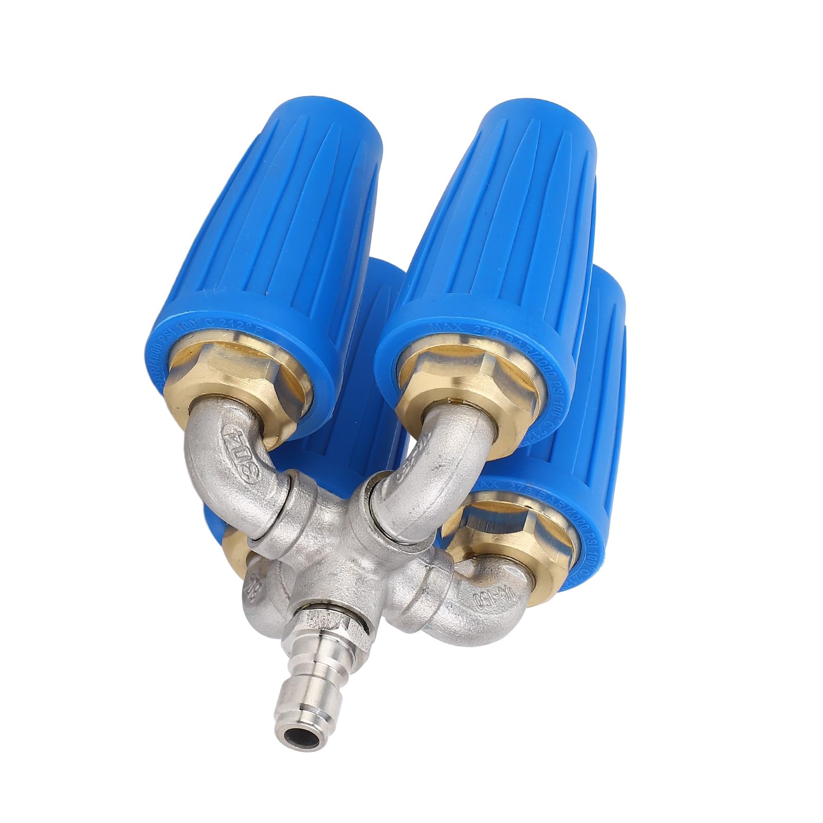 Generic Myjka Ciśnieniowa Turbo Dysza 4 w 1 360° Obrotowy Spray Wytrzymałe Szybkozłącze 4000 Psi do Podłóg Pojazdów