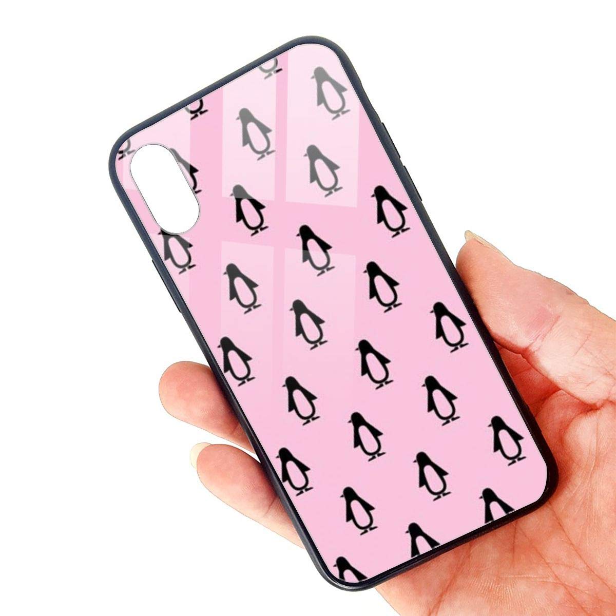 Penguin Groups - Funda delgada de TPU suave y transparente para iPhone Xs Max, funda suave y flexible compatible con Xs Max de 6.5 pulgadas (versión 2018)