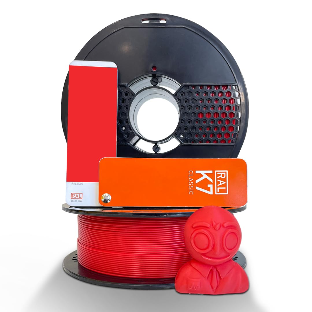 NFIL3D 1.6KG HS PLA+ Strawberry Red- 3D Printer Filament | Filaments for 3D Printer| 1.75mm| Accuracy - +/- 0.015mm | 1000g 3D Filament, 250g Spool & 350g Packaging Weight (Total Weight 1.6KG)-image-2