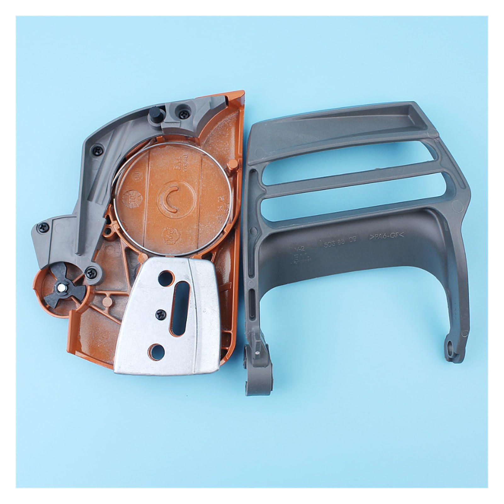 2 uds., cubierta de embrague de piñón de cadena, Kit de palanca de protección de mano de freno for motosierra 340 345 350 E/EPA 537 10 78-01 503850901
