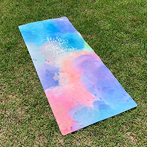 SPOUT ピクチャーヨガマット145cm×61cm×1mm コンパクトサイ