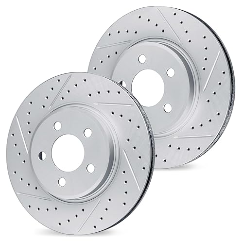 Front Brake Rotors For 2009-2011 Volkswagen CC, 2012-2013 Volkswagen Golf,