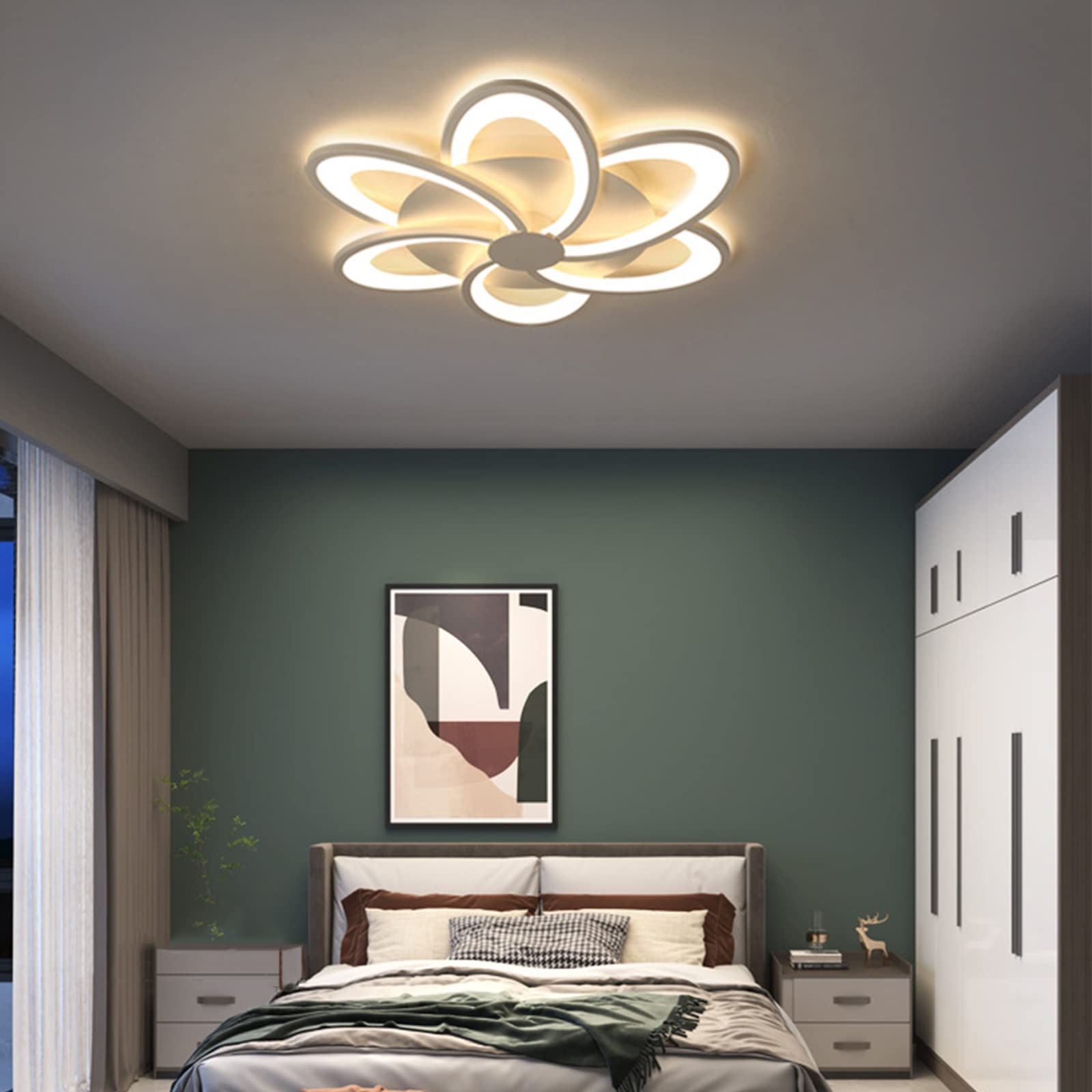 Amazon.co.jp : LEDシーリングライト 8畳 10畳 屋内照明 45W 無段階調