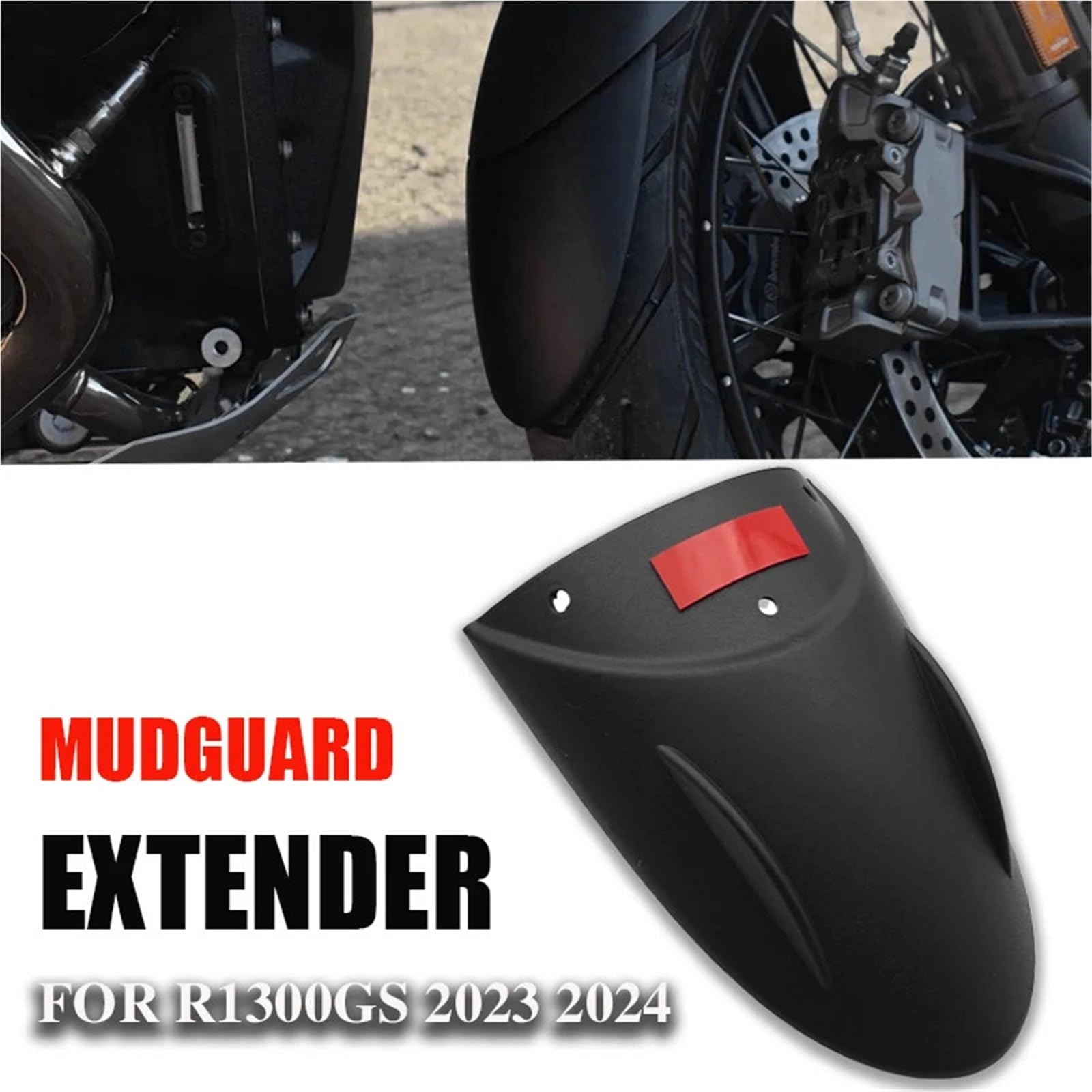 Misura per BMW R1300GS 2023 2024 2025 Ruota anteriore posteriore Parafanghi Splash Guard Cover protezione forcella(Rear)