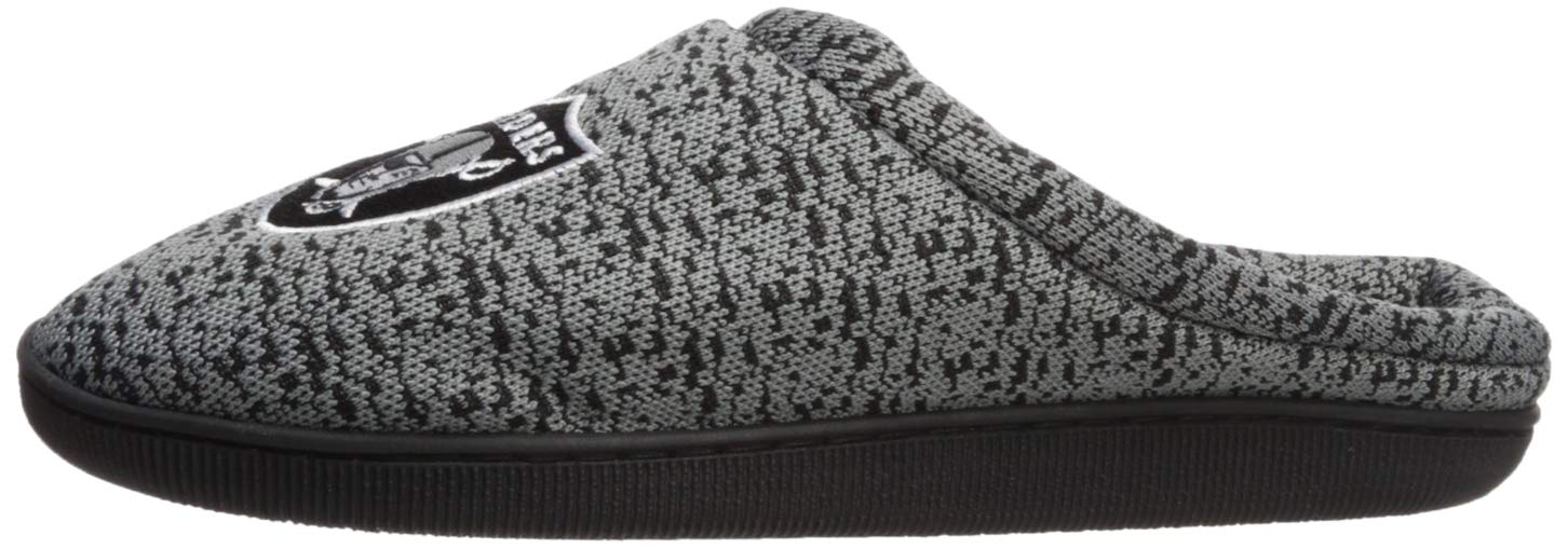 FOCO NFL mens Poly Knit Cup Sole Slipper
