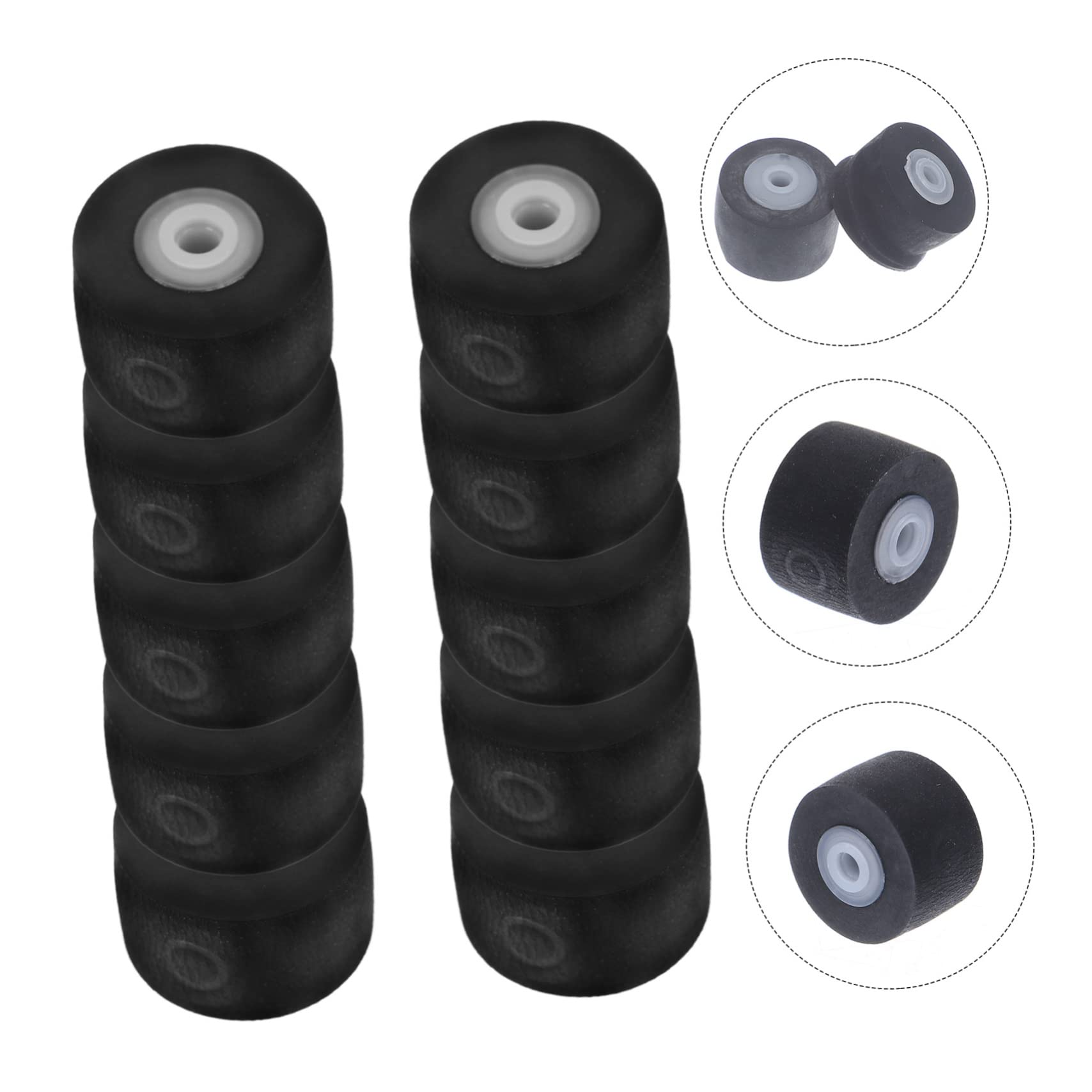 Kit De 4 Rodillos De Presión Para Grabadoras De Audio Y Video - Compatible Con Reproductores De Cintas, DVD, Resistente Al Desgaste