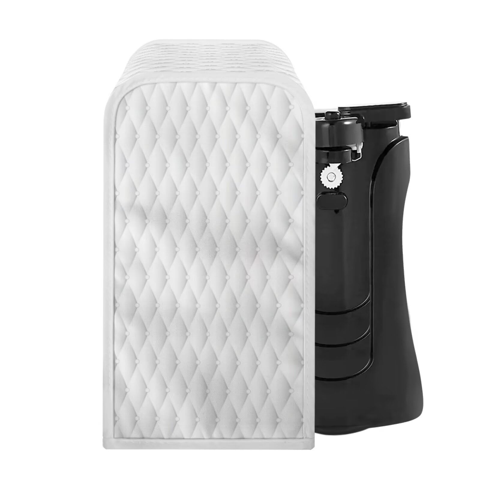 Mintulipy White Pattern Electric Can Opener Dust Cover Dust and Fingerprint Protection Machine Washable Dust and Stain Protection