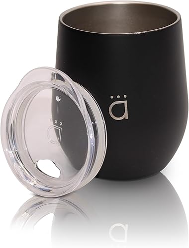 Vista 31 de Kalmateh Yerba Mate Gourd 8 oz, Double Wall Stainless Steel Mate Cup with BPA-Free Lid, Bombilla Filter Straw & Cleaning Brush, Perfect for Hot &