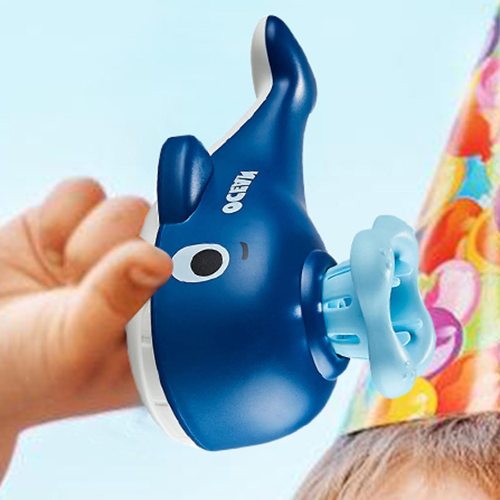 Entrenador de respiración para niños, para ejercitar, Juguetes de Juego de Bolas flotantes de Ballena Linda, Que sopla la Bola para los niños, máquina del Entrenador de de la Capacidad