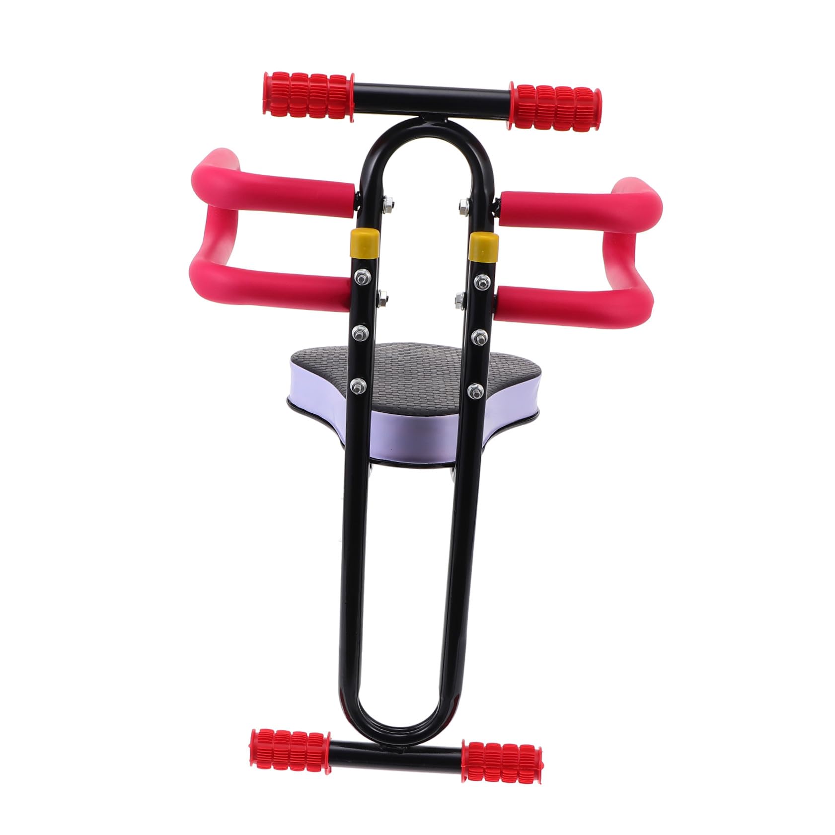 KOMBIUDA Sillín para Bicicleta Eléctrica Respaldo, Asiento Cómodo de Acero al Carbono y Espuma, Accesorio para Niños en Bicicleta