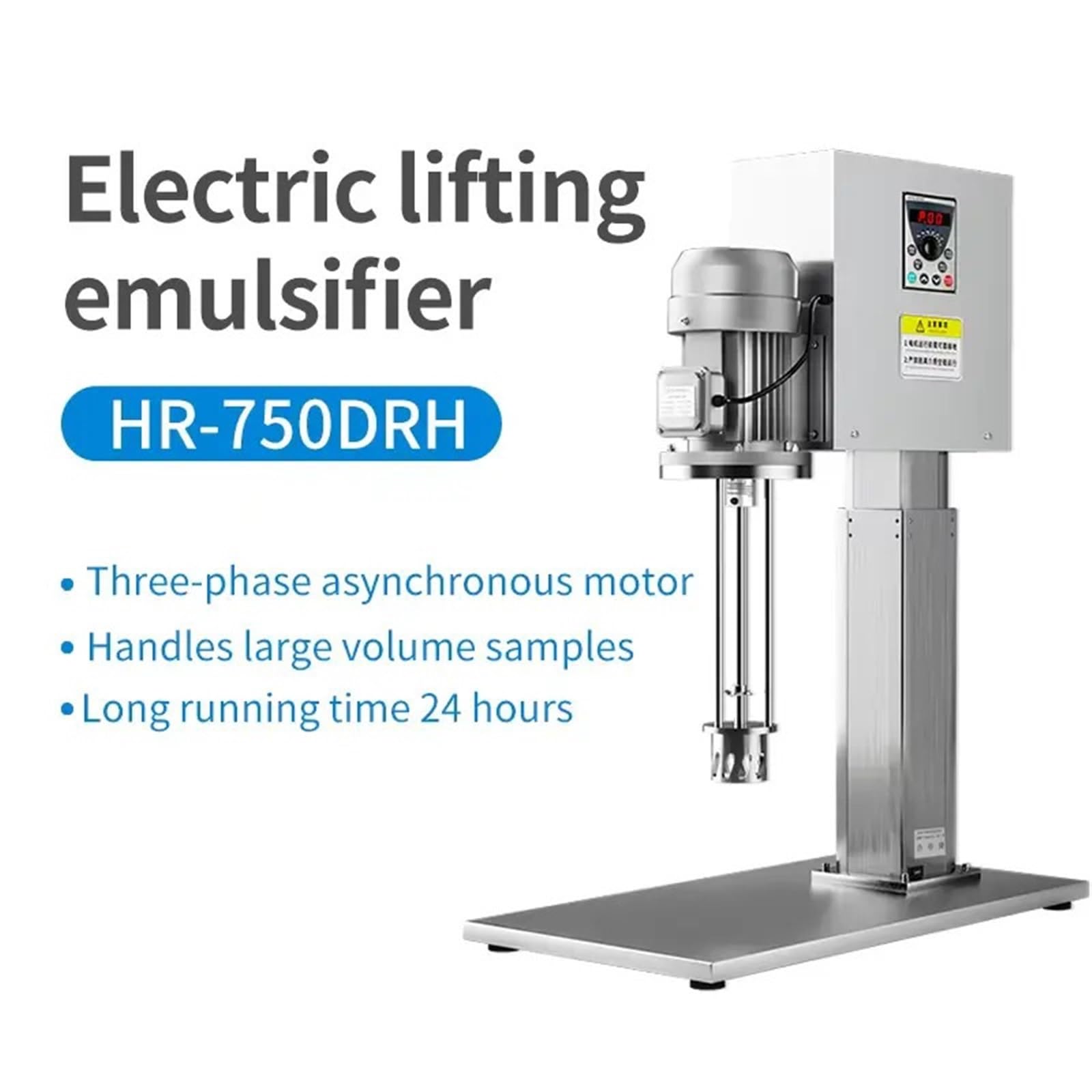 Homogenisator, Ultraschall-Homogenisator, Elektrischer Hebe-Emulgator, 10.000 U/min, Asphalt, Tinten, Beschichtungen, Dispergiermittel, Kosmetische Schere,für Labor