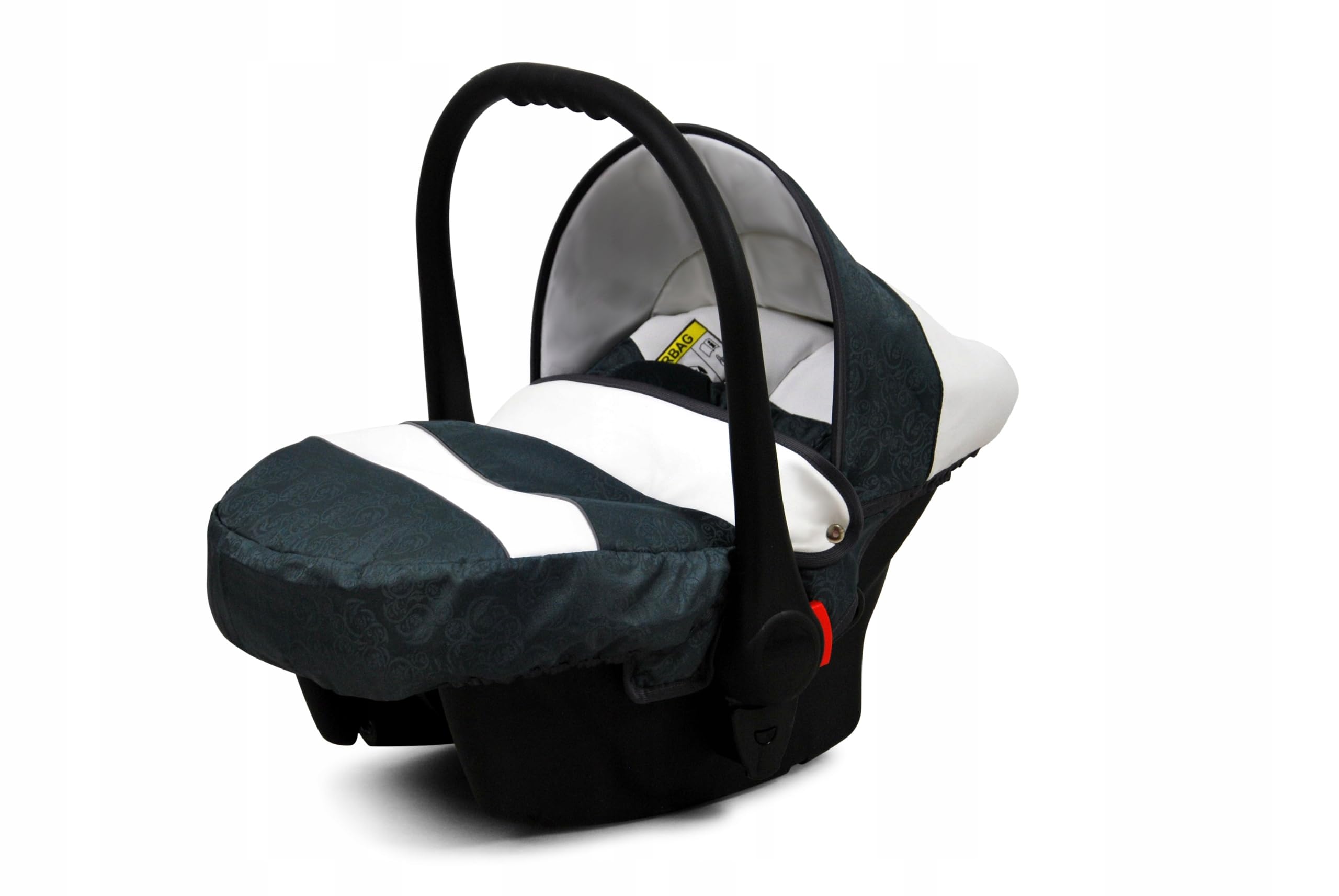 BabyLux® Kinderwagen Set 3 in 1 - White Lux - incl. Babywanne, Buggy Sportsitz, Auto-Babyschale - Autositz - Kinderwagenset - Kombikinderwagen mit Wickeltasche, Regenschutz usw.