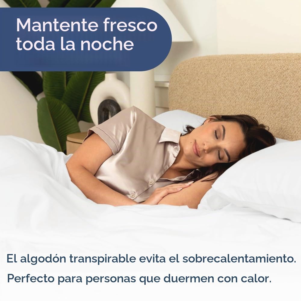 Juego de sábanas de algodón de 400 hilos 100% algodón 400 hilos algodón satinado sábanas de algodón de bolsillo profundo algodón sedoso y suave sábana de algodón de calidad hotelera para camas Queen