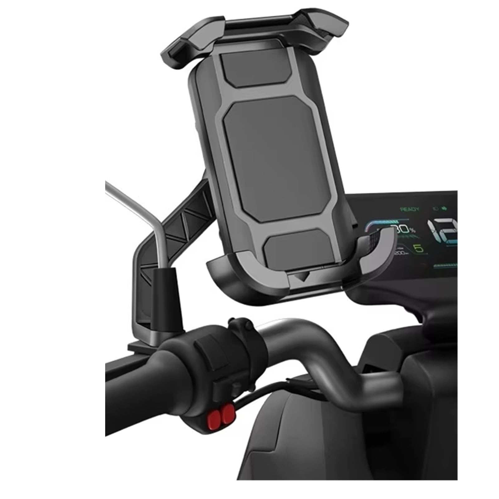 Support Navigateur GPS Support Navigation Véhicule Électrique Et Support Fixe Vélo Stable Résistant Aux Vibrations Support Téléphone Portable Moto Barre Support Navigation GSP(Motorcycle A)