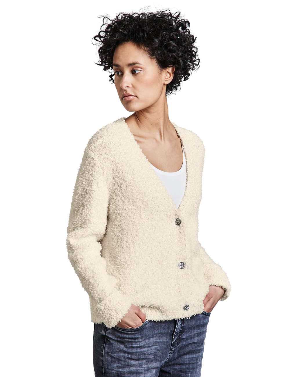 Street One Damen A253929 Kuscheliger Cardigan (1er Pack)