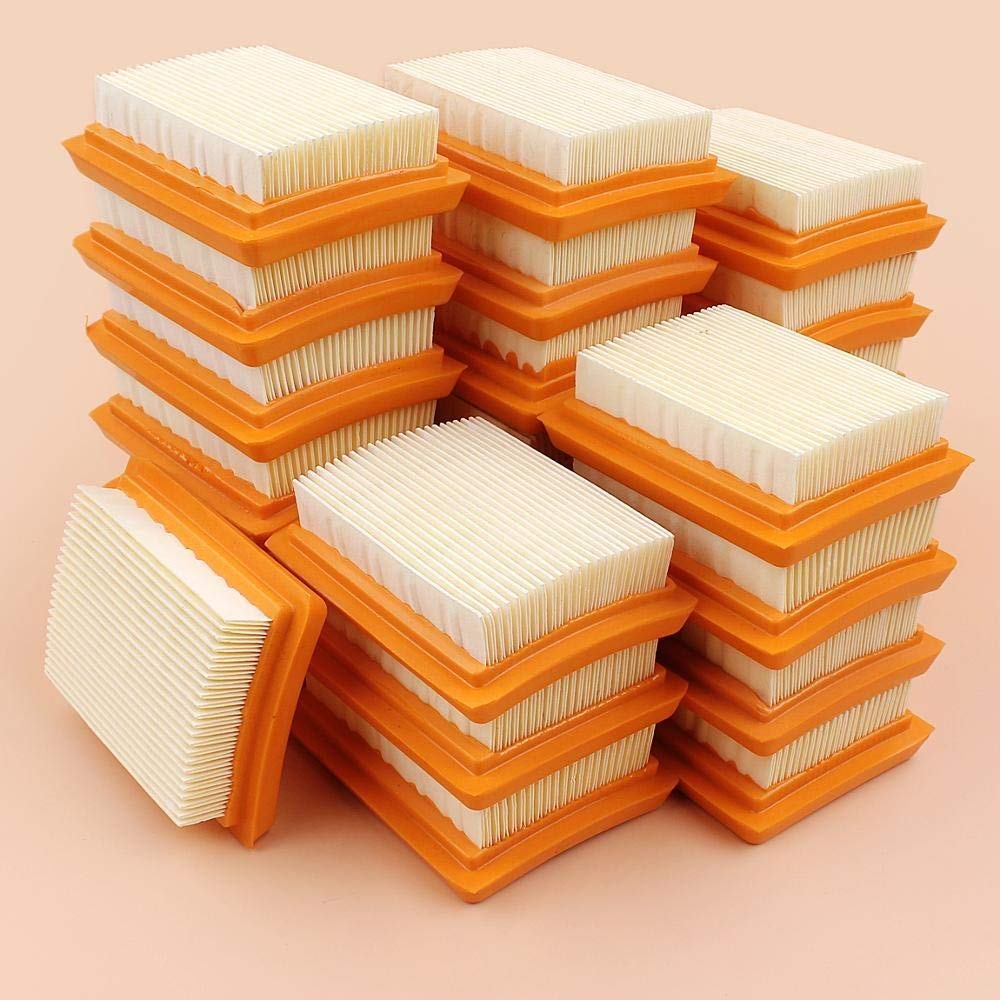 25 unids/Lote Limpiador de Filtro de Aire para STIHL FS400 FS450 FS480 HT250 KM130 KM130R MM55 MM55C SP200 SP400 SP450 desbrozadora desbrozadora