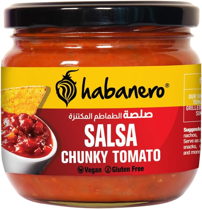Mexican Tomato Salsa Dip l| Gluten Free l Vegan l Made In Small Batches l Made with sun ripened tomatoes and fresh onions| Use as Pizza sauce or Pasta sauce or Sandwich Spreads l Mix in Cheese spread and Enjoy with Nachos Chips l Enjoy the salsa dip with Garlic Bread, Sandwich Burger, Pasta, Noodles, Momos | Replacement to tomato ketchup| 270G