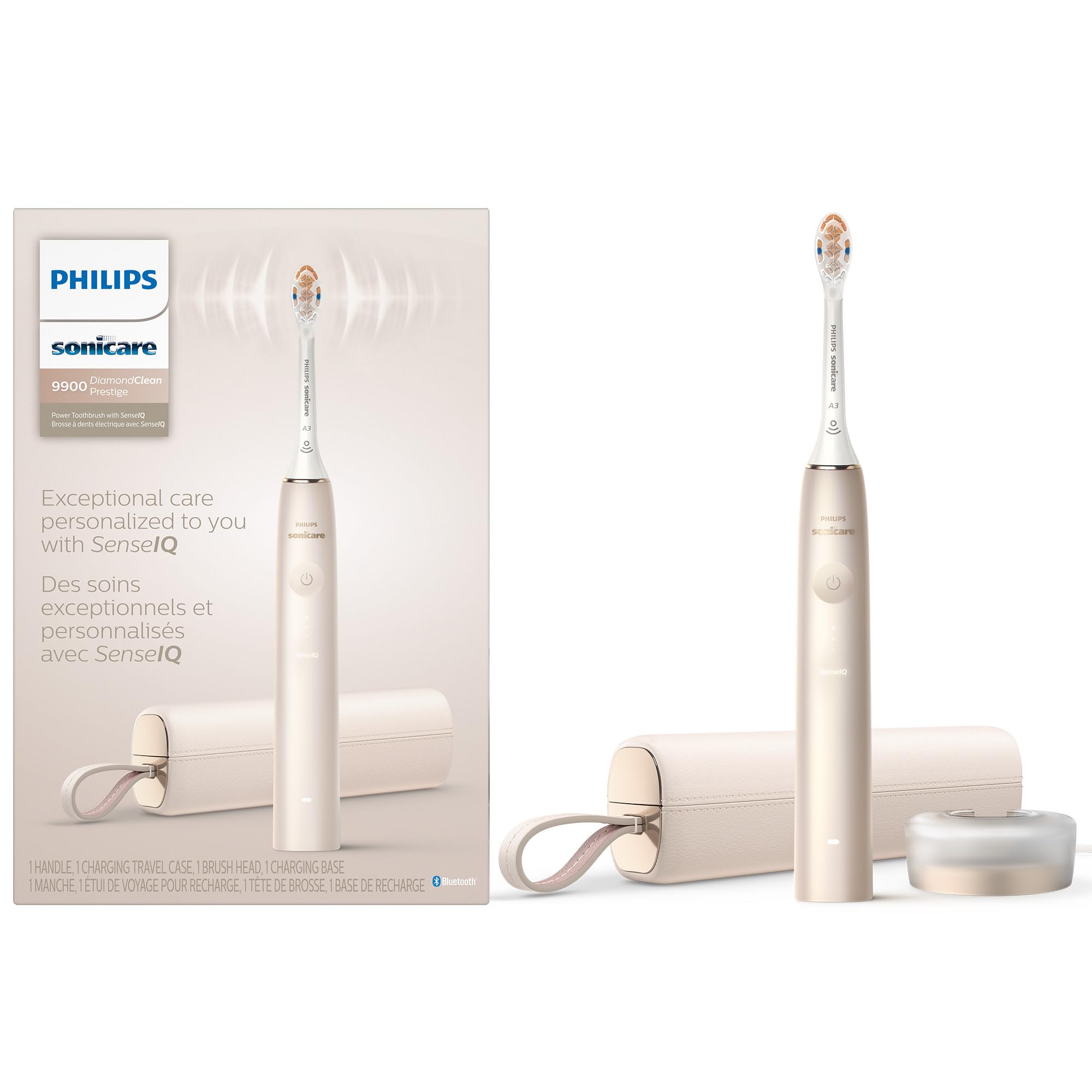 Philips Sonicare DiamondClean Prestige 9900, Rechargeable Electric