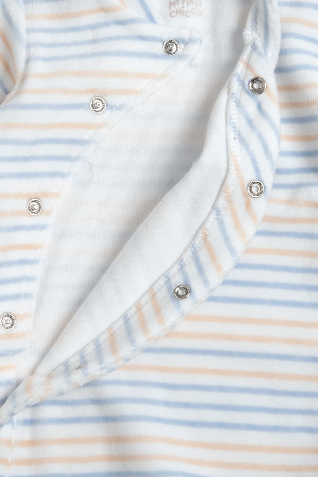 Chicco, Tutine Neonato e Neonata, Set di 3 Tutine in Morbida Ciniglia con Piedino, Idee Regalo Nascita, Abbigliamento Bambino e Bambina 0-24 Mesi, Designed in Italy